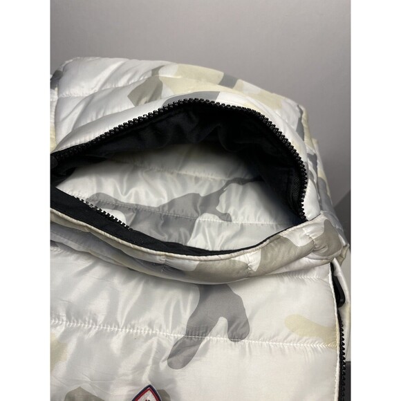 Rossignol UO Exclusive Puffer Backpack Bag White Camo Nylon Daypack main image 6